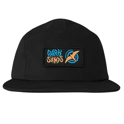 FIVE PANEL CAP - FALCON BADGE - BLACK