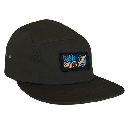FIVE PANEL CAP - FALCON BADGE - BLACK