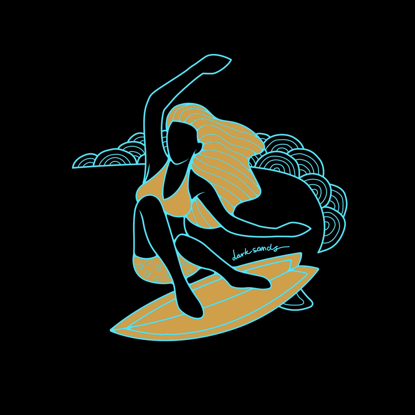 TOTE - CARVE PRINT - BLACK