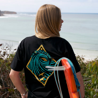 CLASSIC TEE - PEAK PRINT - BLACK