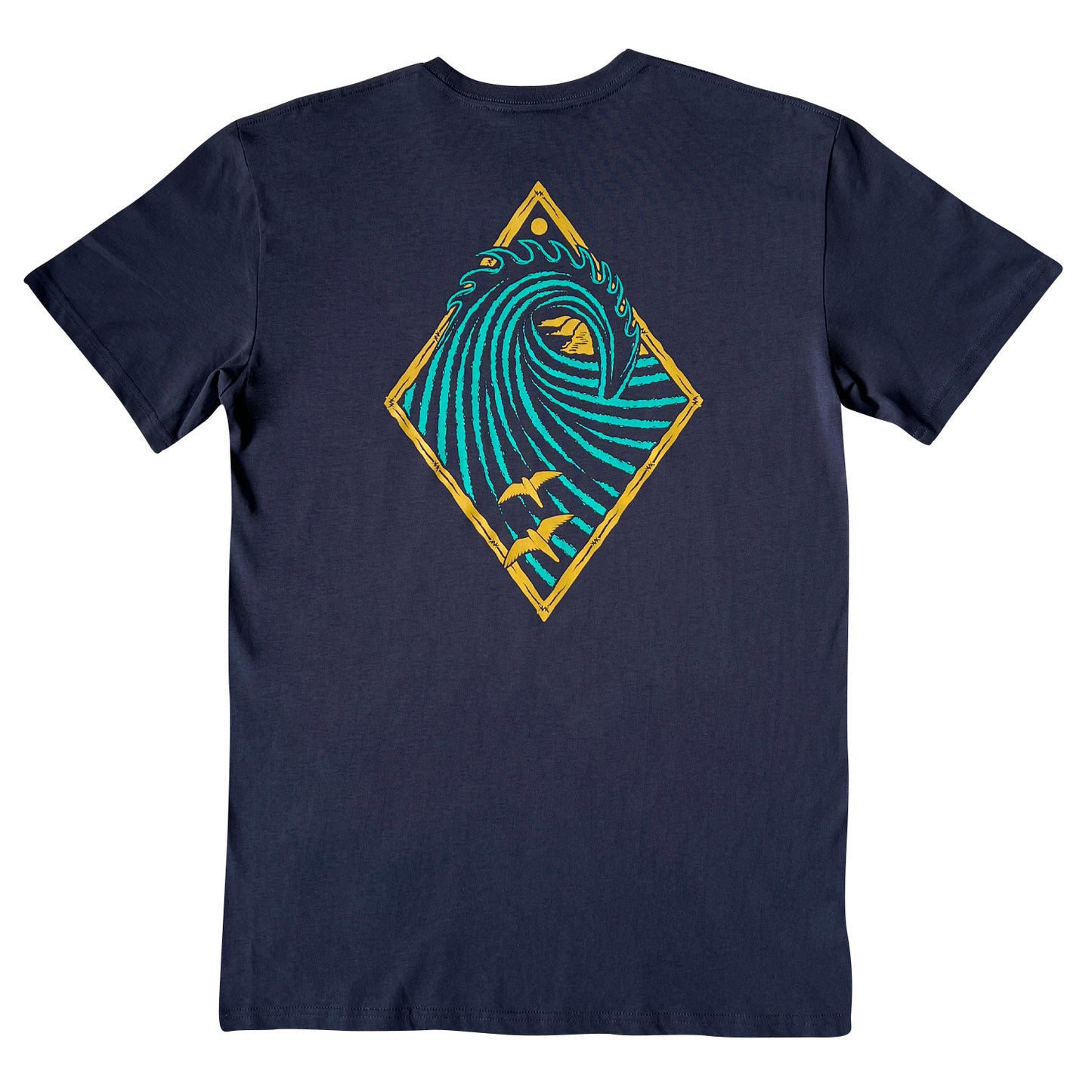 CLASSIC TEE - PEAK PRINT - NAVY