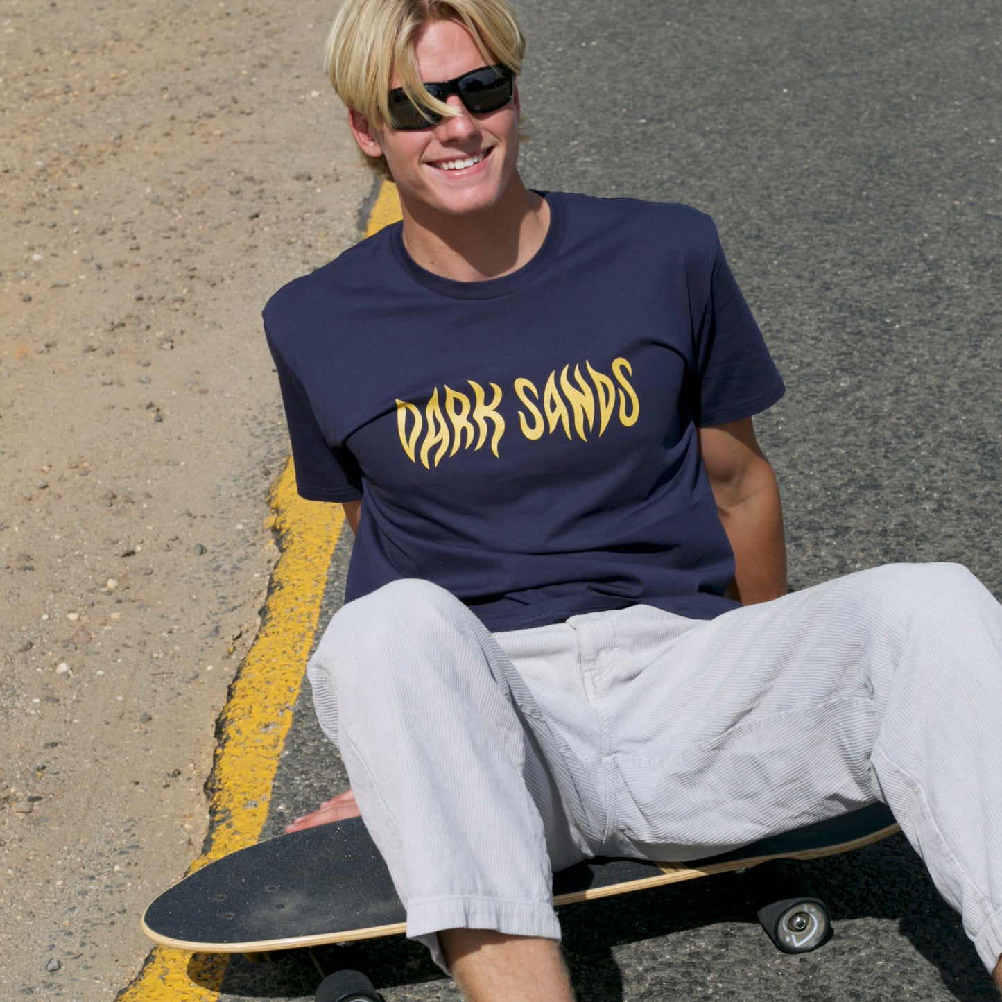 CLASSIC TEE - PEAK PRINT - NAVY