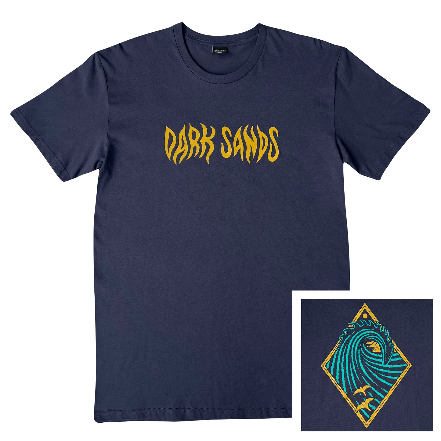 CLASSIC TEE - PEAK PRINT - NAVY