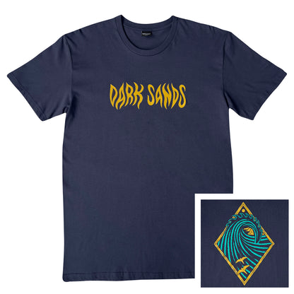 CLASSIC TEE - PEAK PRINT - NAVY