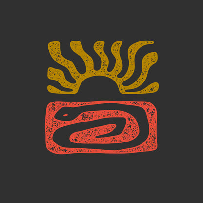 CLASSIC TEE - ELEMENTS PRINT - CHARCOAL