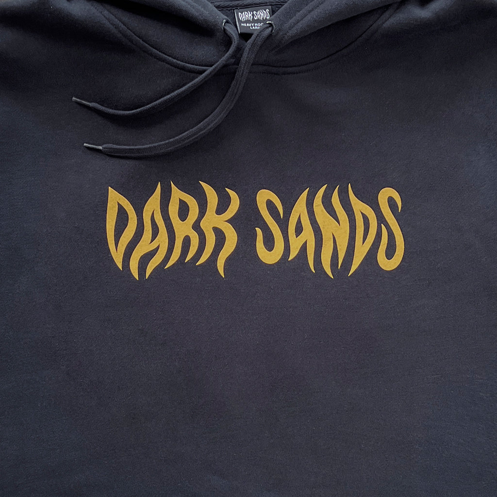 HEAVY HOODIE - PEAK PRINT - DARK NAVY